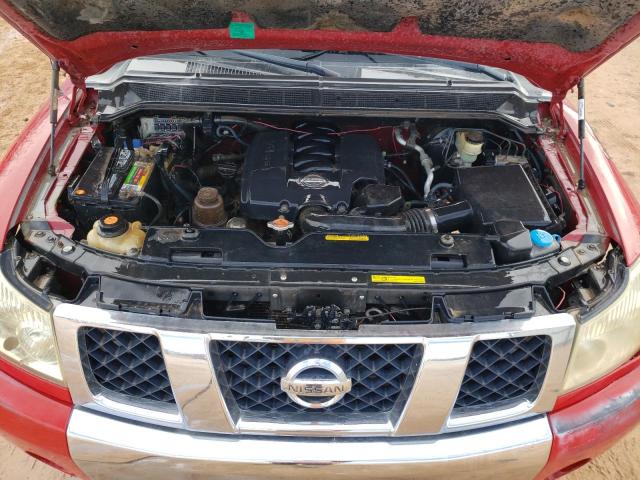 1N6BA07A16N502626 - 2006 NISSAN TITAN XE RED photo 11