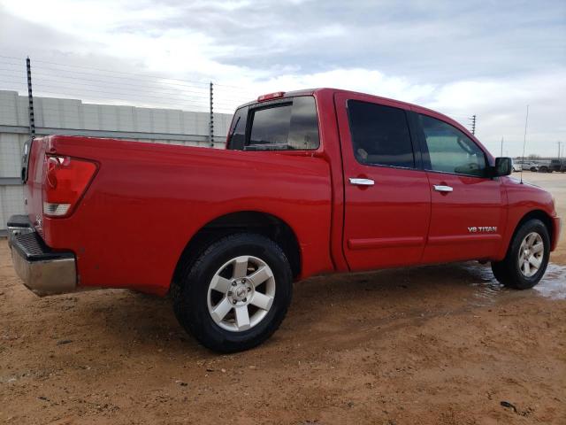 1N6BA07A16N502626 - 2006 NISSAN TITAN XE RED photo 3