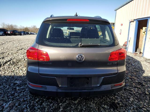 WVGAV7AX7FW591813 - 2015 VOLKSWAGEN TIGUAN S GRAY photo 6