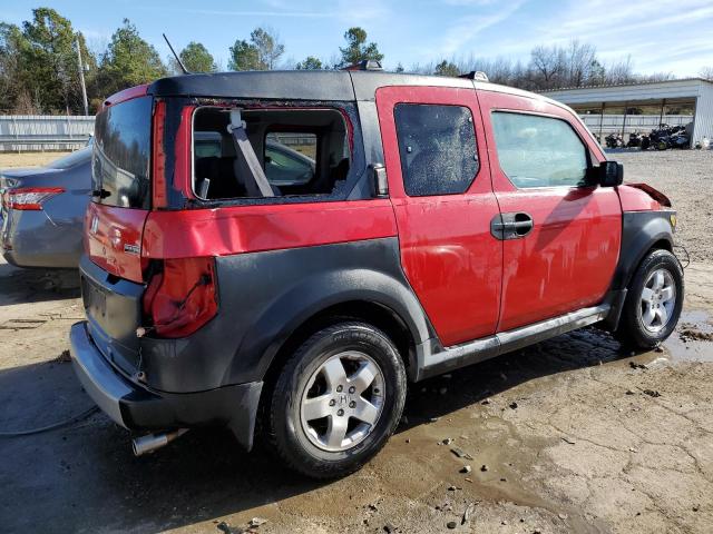 5J6YH18655L005169 - 2005 HONDA ELEMENT EX RED photo 3