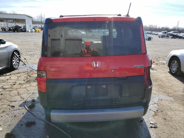 5J6YH18655L005169 - 2005 HONDA ELEMENT EX RED photo 6