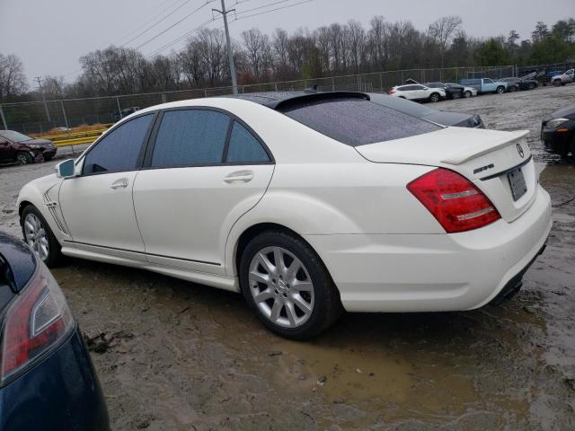 WDDNG7DB0CA489056 - 2012 MERCEDES-BENZ S 550 WHITE photo 2