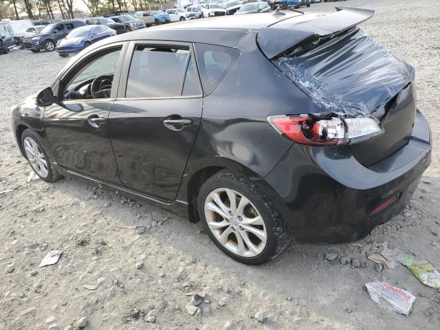 JM1BL1H69A1181660 - 2010 MAZDA 3 S BLACK photo 2