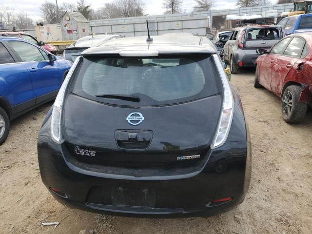 1N4AZ0CP8FC309201 - 2015 NISSAN LEAF S BLACK photo 6