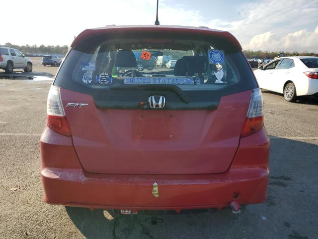 JHMGE88429S019350 - 2009 HONDA FIT SPORT RED photo 6