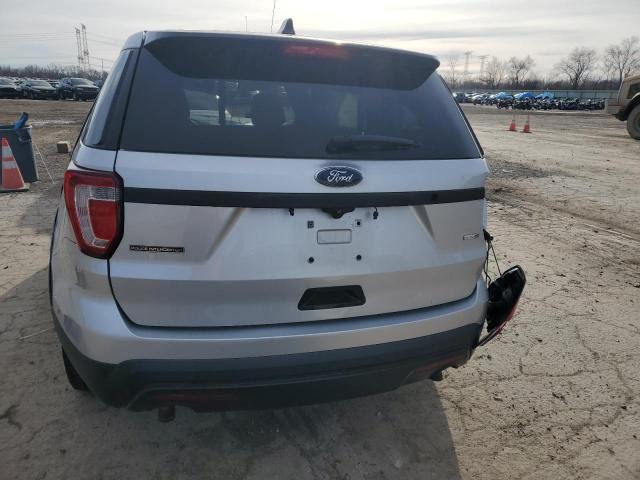 1FM5K8AR0GGA19463 - 2016 FORD EXPLORER POLICE INTERCEPTOR 银色 照片 6