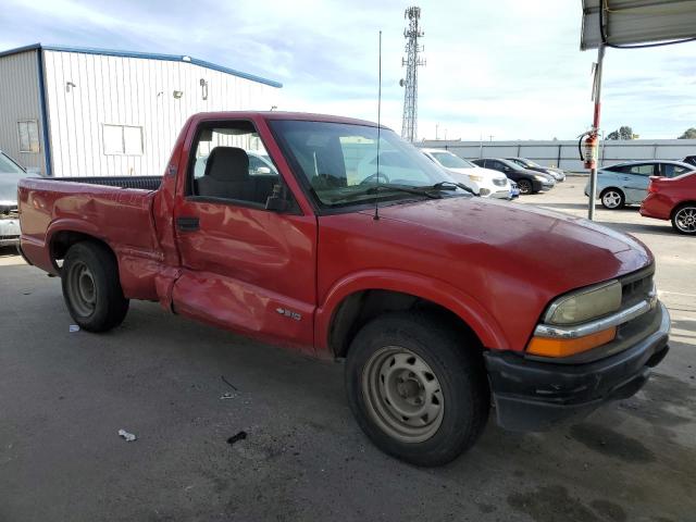 1GCCS145228122818 - 2002 CHEVROLET S TRUCK S10 RED photo 4