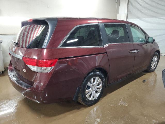 5FNRL5H43EB100685 - 2014 HONDA ODYSSEY EX BURGUNDY photo 3