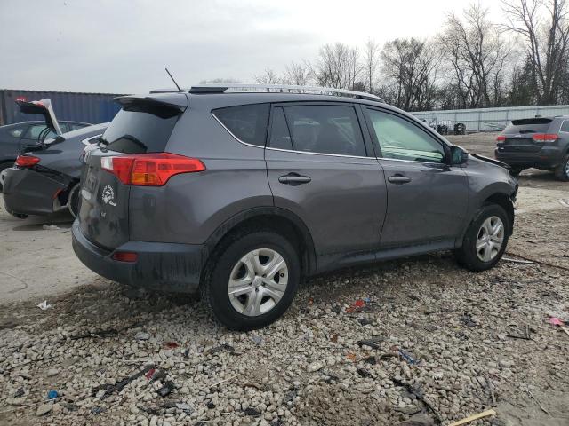 2T3ZFREV3EW118027 - 2014 TOYOTA RAV4 LE GRAY photo 3