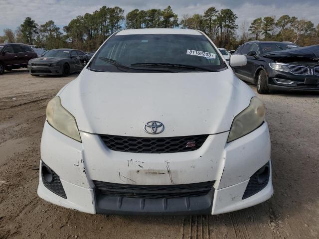 2T1KE40E79C015384 - 2009 TOYOTA COROLLA MA S WHITE photo 5