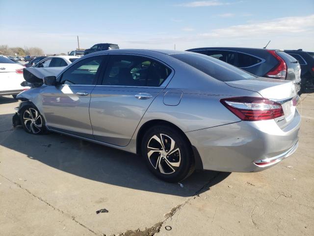 1HGCR2F3XHA240938 - 2017 HONDA ACCORD LX SILVER photo 2