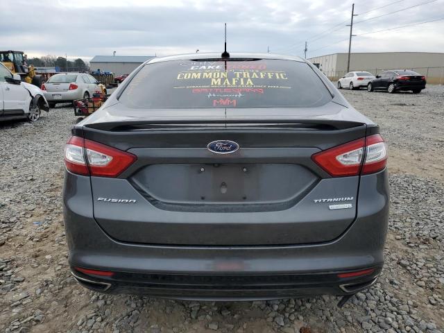 3FA6P0K94GR264419 - 2016 FORD FUSION TITANIUM GRAY photo 6