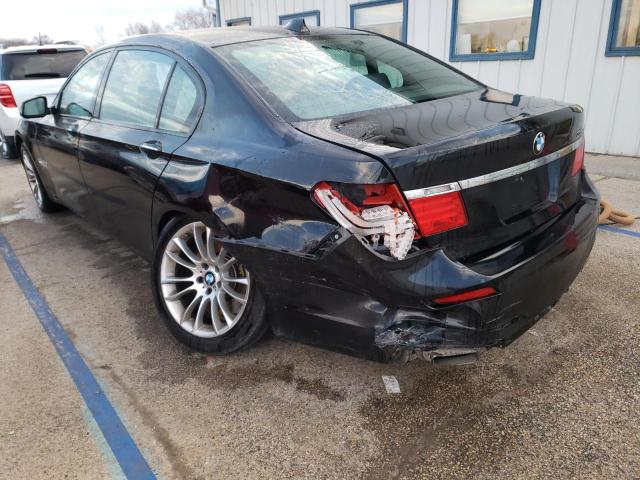 WBAKC8C5XCC434965 - 2012 BMW 750LI LXI BLACK photo 2