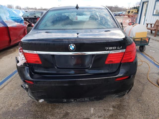 WBAKC8C5XCC434965 - 2012 BMW 750LI LXI BLACK photo 6