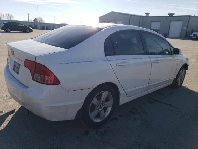 1HGFA16877L114520 - 2007 HONDA CIVIC EX WHITE photo 3