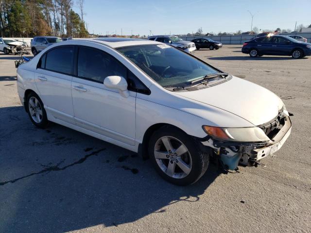 1HGFA16877L114520 - 2007 HONDA CIVIC EX WHITE photo 4