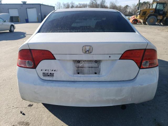 1HGFA16877L114520 - 2007 HONDA CIVIC EX WHITE photo 6