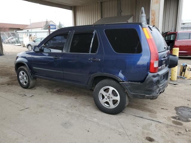 JHLRD78804C012610 - 2004 HONDA CR-V EX BLUE photo 2