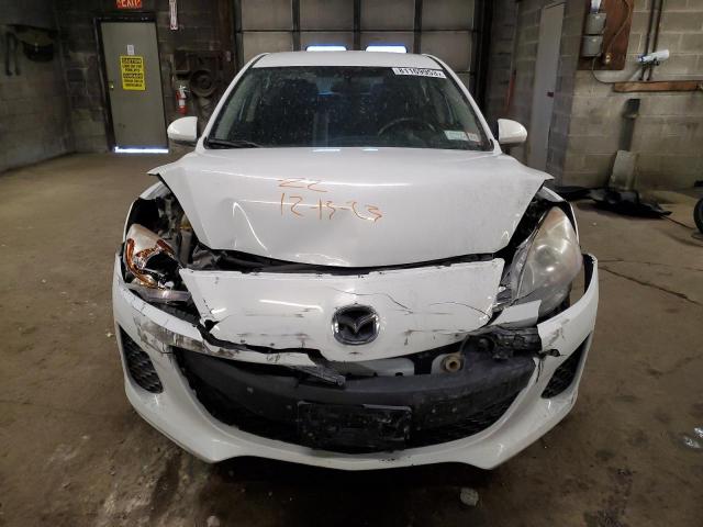 JM1BL1TG2D1788813 - 2013 MAZDA 3 I WHITE photo 5