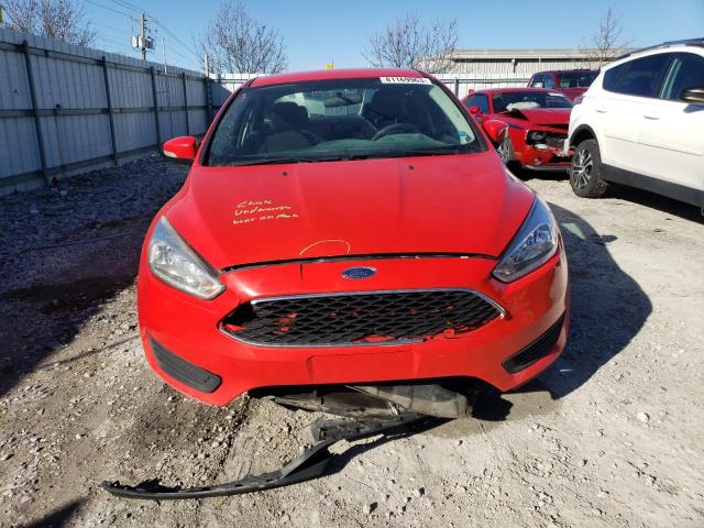 1FADP3F27GL399656 - 2016 FORD FOCUS SE RED photo 5