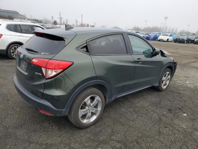 3CZRU6H50GM765922 - 2016 HONDA HR-V EX GREEN photo 3