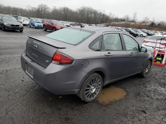 1FAHP3GN1BW123653 - 2011 FORD FOCUS SES GRAY photo 3