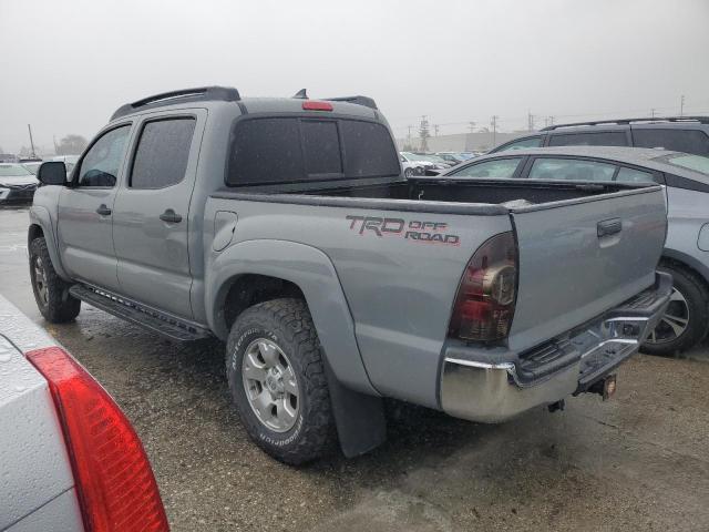 3TMJU4GN6FM192953 - 2015 TOYOTA TACOMA DOUBLE CAB PRERUNNER GRAY photo 2