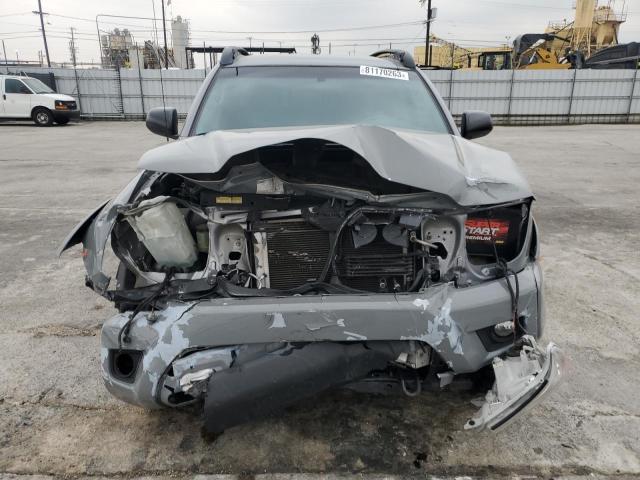 3TMJU4GN6FM192953 - 2015 TOYOTA TACOMA DOUBLE CAB PRERUNNER GRAY photo 5