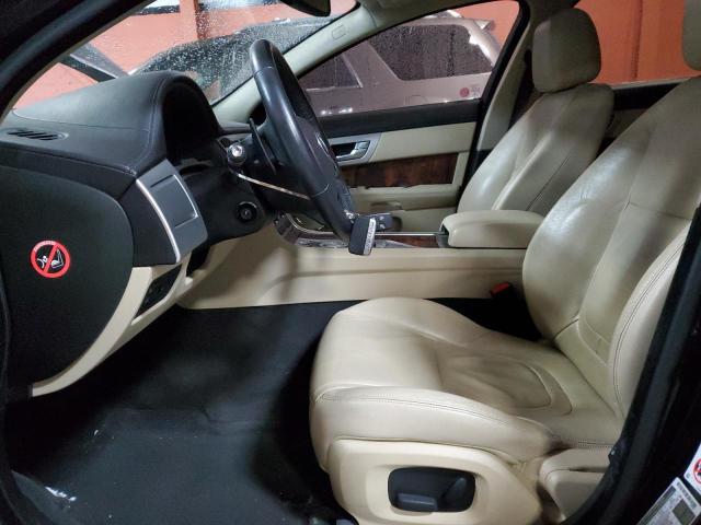 SAJXJ0EF4F8U86719 - 2015 JAGUAR XF შავი ფოტო 7
