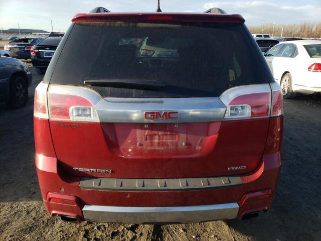 2GKFLZE33D6313148 - 2013 GMC TERRAIN DENALI RED photo 6