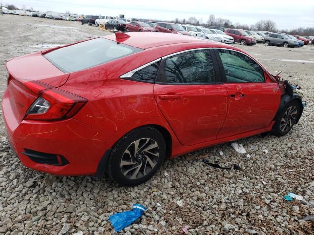 2HGFC2F76HH507768 - 2017 HONDA CIVIC EX RED photo 3