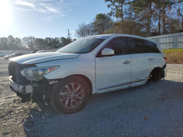 5N1AL0MN2DC324035 - 2013 INFINITI JX35 WHITE photo 1