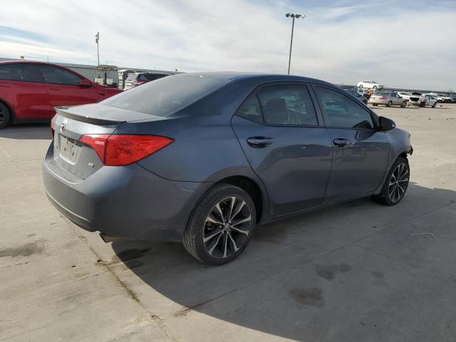 5YFBURHE9KP909235 - 2019 TOYOTA COROLLA L CHARCOAL photo 3