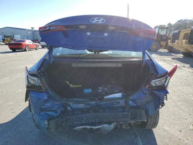 3KPC24A62ME148598 - 2021 HYUNDAI ACCENT SE BLUE photo 6