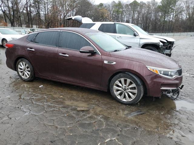 5XXGU4L32GG113831 - 2016 KIA OPTIMA EX BURGUNDY photo 4