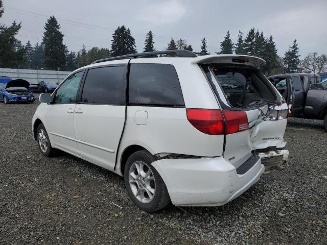 5TDZA22C25S371561 - 2005 TOYOTA SIENNA XLE WHITE photo 2