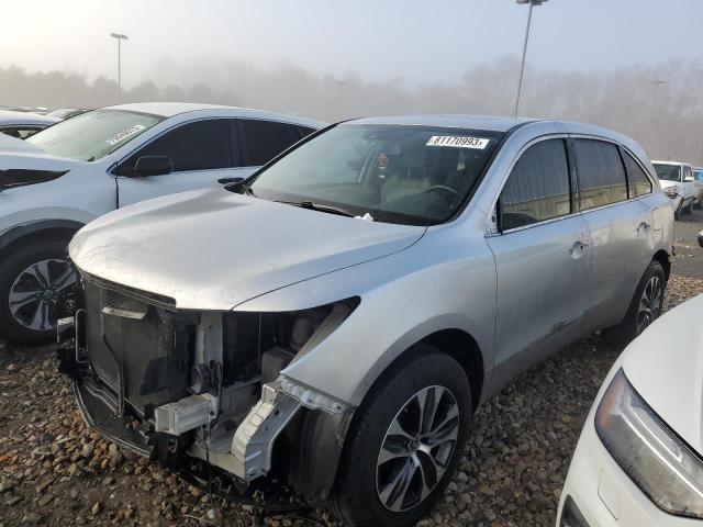 5FRYD4H48EB021823 - 2014 ACURA MDX TECHNOLOGY GRAY photo 1