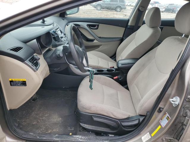 5NPDH4AEXEH499931 - 2014 HYUNDAI ELANTRA SE GOLD photo 7