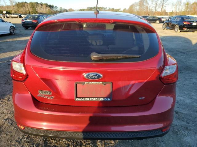 1FAHP3K24CL136137 - 2012 FORD FOCUS SE RED photo 6