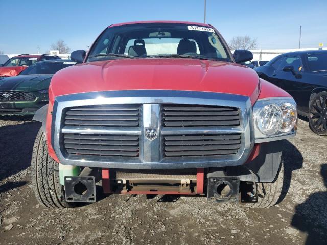 1D7HW22K77S138070 - 2007 DODGE DAKOTA ST RED photo 5