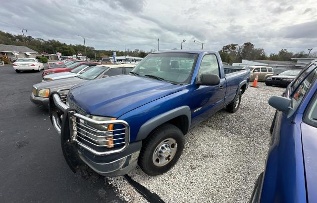 1GCGC24U13Z320796 - 2003 CHEVROLET SILVERADO C2500 BLUE photo 2