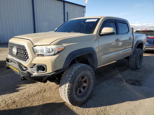 3TMCZ5AN4JM132333 - 2018 TOYOTA TACOMA DOUBLE CAB TAN photo 1