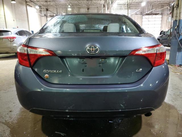 2T1BURHE7EC203868 - 2014 TOYOTA COROLLA L GRAY photo 6