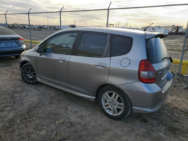 JHMGD38668S038246 - 2008 HONDA FIT SPORT SILVER photo 2