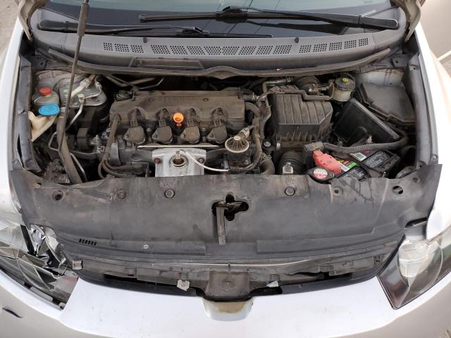 1HGFA16978L076541 - 2008 HONDA CIVIC EXL ვერცხლისფერი ფოტო 11