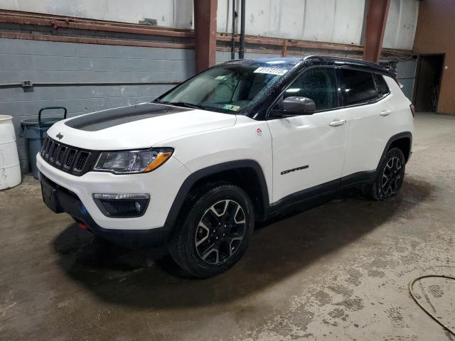 3C4NJDDB5KT733043 - 2019 JEEP COMPASS TRAILHAWK WHITE photo 1