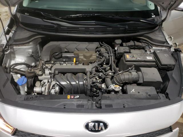 3KPA24AD1LE359196 - 2020 KIA RIO LX SILVER photo 11