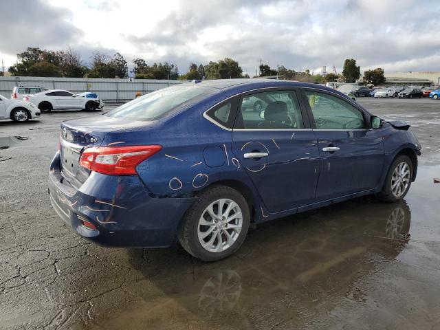 3N1AB7AP9KY419060 - 2019 NISSAN SENTRA S BLUE photo 3