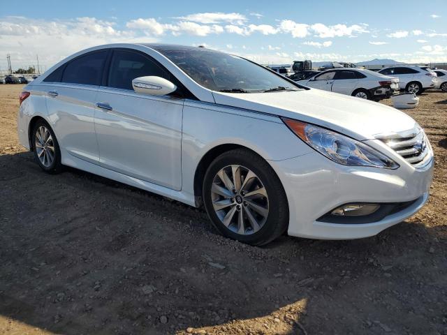 5NPEC4ACXEH836924 - 2014 HYUNDAI SONATA SE WHITE photo 4