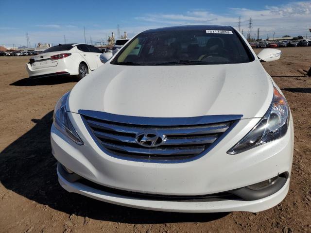 5NPEC4ACXEH836924 - 2014 HYUNDAI SONATA SE WHITE photo 5